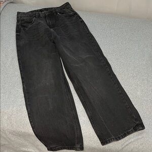 Womens House Black Highrise Baggy Jeans Size 8 Skater Essential Boho Capsule